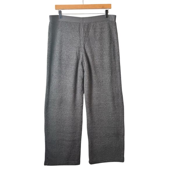 Calvin Klein Soft Cozy Lounge Pants Womens Large Stretch Comfort Gray Plush - Picture 5 of 12